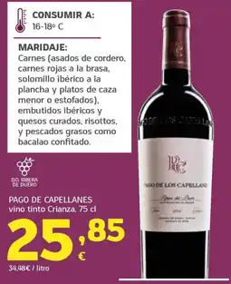 HiperDino Pago de Capellanes vino tinto Crianza oferta