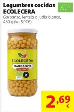 Alcampo Ecolecera legumbres cocidas oferta