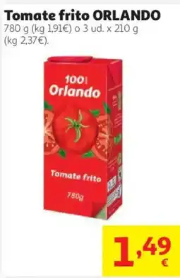 Alcampo Orlando tomate frito oferta