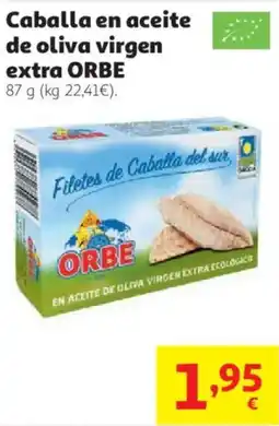 Alcampo Orbe caballa en aceite de oliva virgen extra oferta