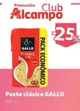 Alcampo Pasta clásica GALLO oferta