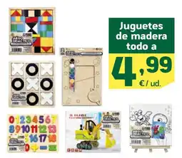 HiperDino Juguetes de madera oferta