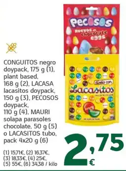 HiperDino Pecosos huevos de chocolate eggs oferta