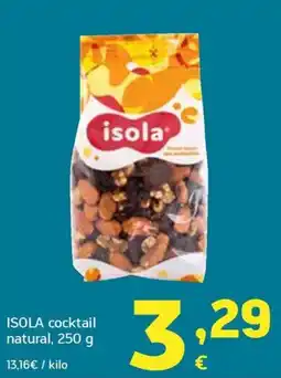 HiperDino isola cocktail natural oferta