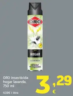 HiperDino Oro insecticida hogar lavanda oferta