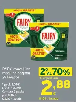 HiperDino Fairy lavavajillas máquina original oferta