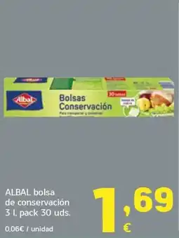 HiperDino Albal bolsas conservación oferta
