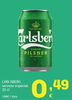 HiperDino Carlsberg cerveza especial oferta
