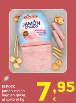 HiperDino Elpozo jamón cocido oferta