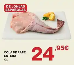 El Corte Inglés Cola de rape entera oferta