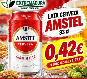 Amstel - lata cerveza