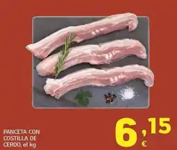 HiperDino Panceta con costilla de cerdo oferta