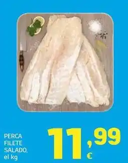 HiperDino Perca filete salado oferta