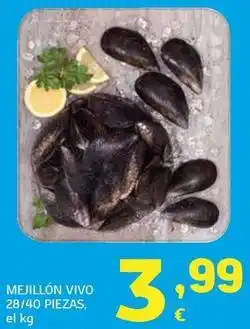 HiperDino Mejillón vivo oferta