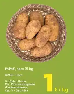 HiperDino Papas oferta