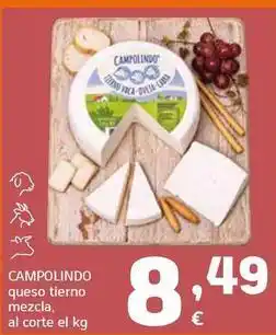 HiperDino Campolindo - queso tierno mezcla oferta