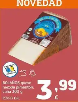 HiperDino Bolaños - queso mezcla pimenton cuna oferta