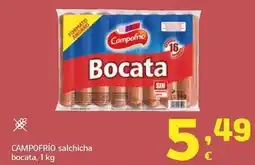 HiperDino Campofrío - salchicha bocata oferta