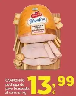 HiperDino Campofrío - pechuga de pavo braseado oferta