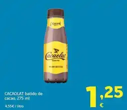 HiperDino Cacaolat - batido de cacao oferta