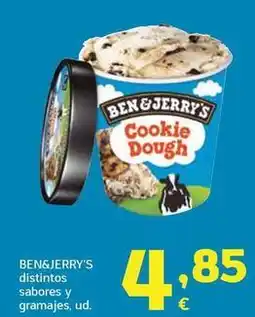 HiperDino Ben & jerry's - distintos sabores y gramajes oferta