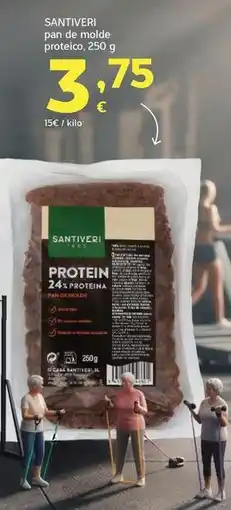 HiperDino Santiveri - pan de molde protein oferta