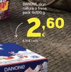 HiperDino Danone - skyr natura o fresa oferta