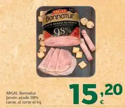 HiperDino Argal - bonnatur jamon asado 98% carne oferta