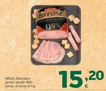 Argal - bonnatur jamon asado 98% carne