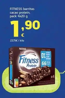 HiperDino Nestlé - fitness barritas cacao protein oferta