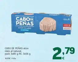 HiperDino Cabo de peñas - atún claro al natural oferta