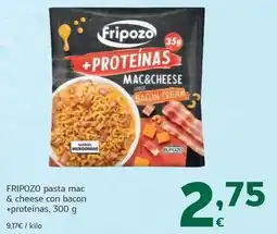 HiperDino Fripozo - pasta mac & cheese con bacon +proteinas oferta