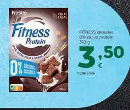 HiperDino Nestlé - fitness cereales 0% cacao protein oferta
