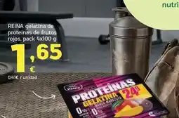 HiperDino Reina - gelatina de proteínas de frutos rojos oferta