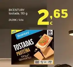 HiperDino Bicentury - tostada oferta