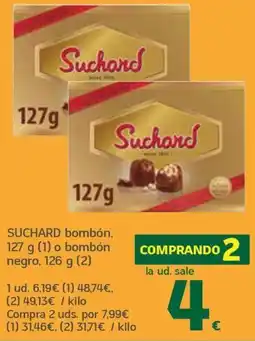 HiperDino Suchard bombón oferta