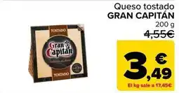 Carrefour Market Gran capitán - queso tostado oferta