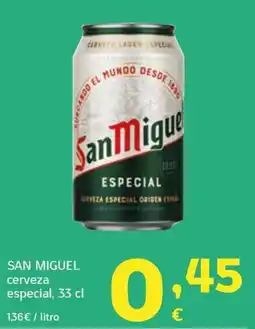 HiperDino San Miguel cerveza especial oferta