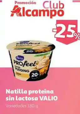 Alcampo Valio natilla proteína sin lactosa oferta