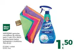 HiperDino HiperDino gamuzas microfibras de colores oferta