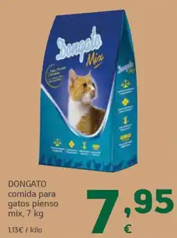 HiperDino Dongato comida para gatos pienso mix oferta