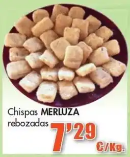 Congelados Copos Chispas merluza rebozadas oferta