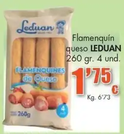 Congelados Copos Leduan flamenquines de queso oferta