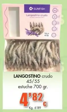 Congelados Copos Sunfish langostino crudo oferta