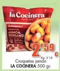 Congelados Copos la Cocinera croquetas jamón serrano oferta