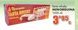 Congelados Copos Menorquina tarta whisky oferta
