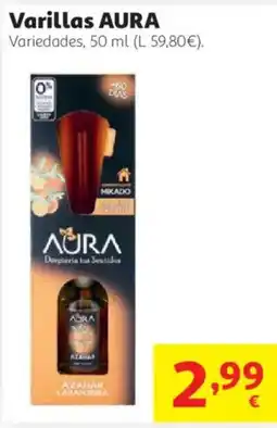 Alcampo Varillas Aura oferta