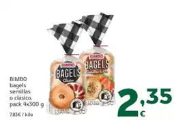 HiperDino Bimbo bagels semillas o clásico oferta
