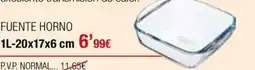 HiperDino fuente horno oferta