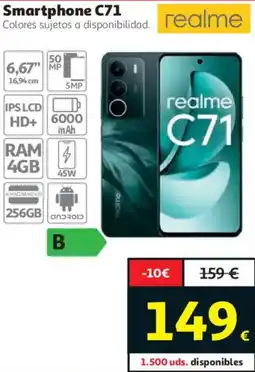 Alcampo realme C71 oferta